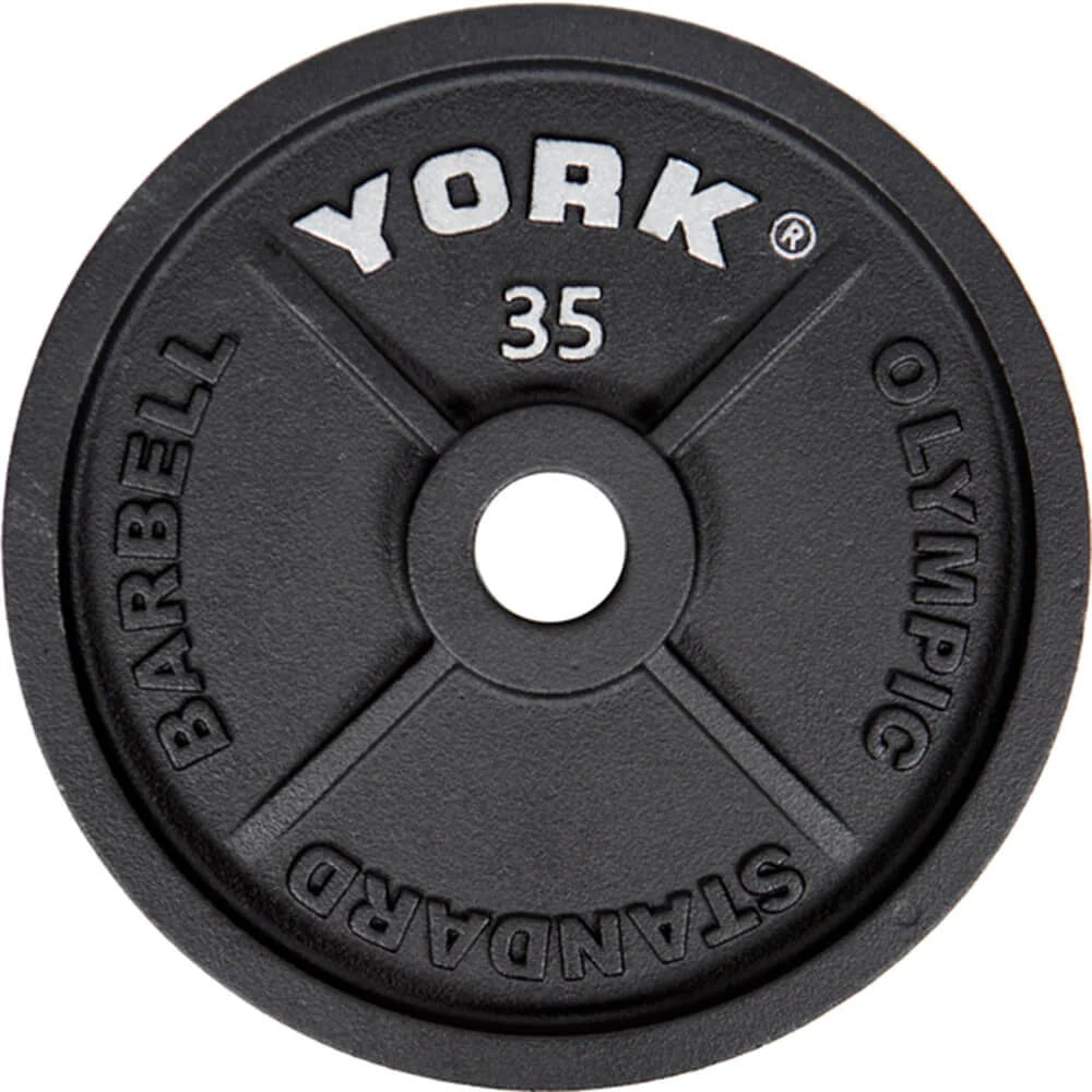 Yorker Langhantel, York Barbell Gusseisen Olympische Platte Sets