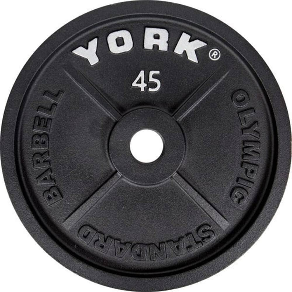 Yorker Langhantel, York Barbell Gusseisen Olympische Platte Sets