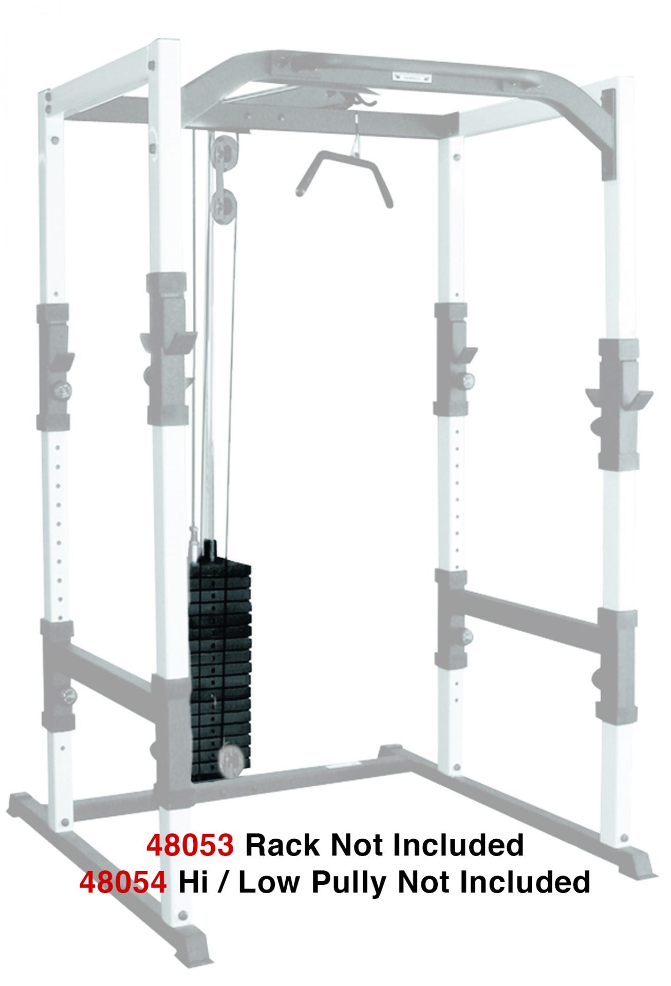 Yorker Langhantel, York FTS 200 lb Weight Stack Conversion Kit für Power Cage und Lat Machine - 48056