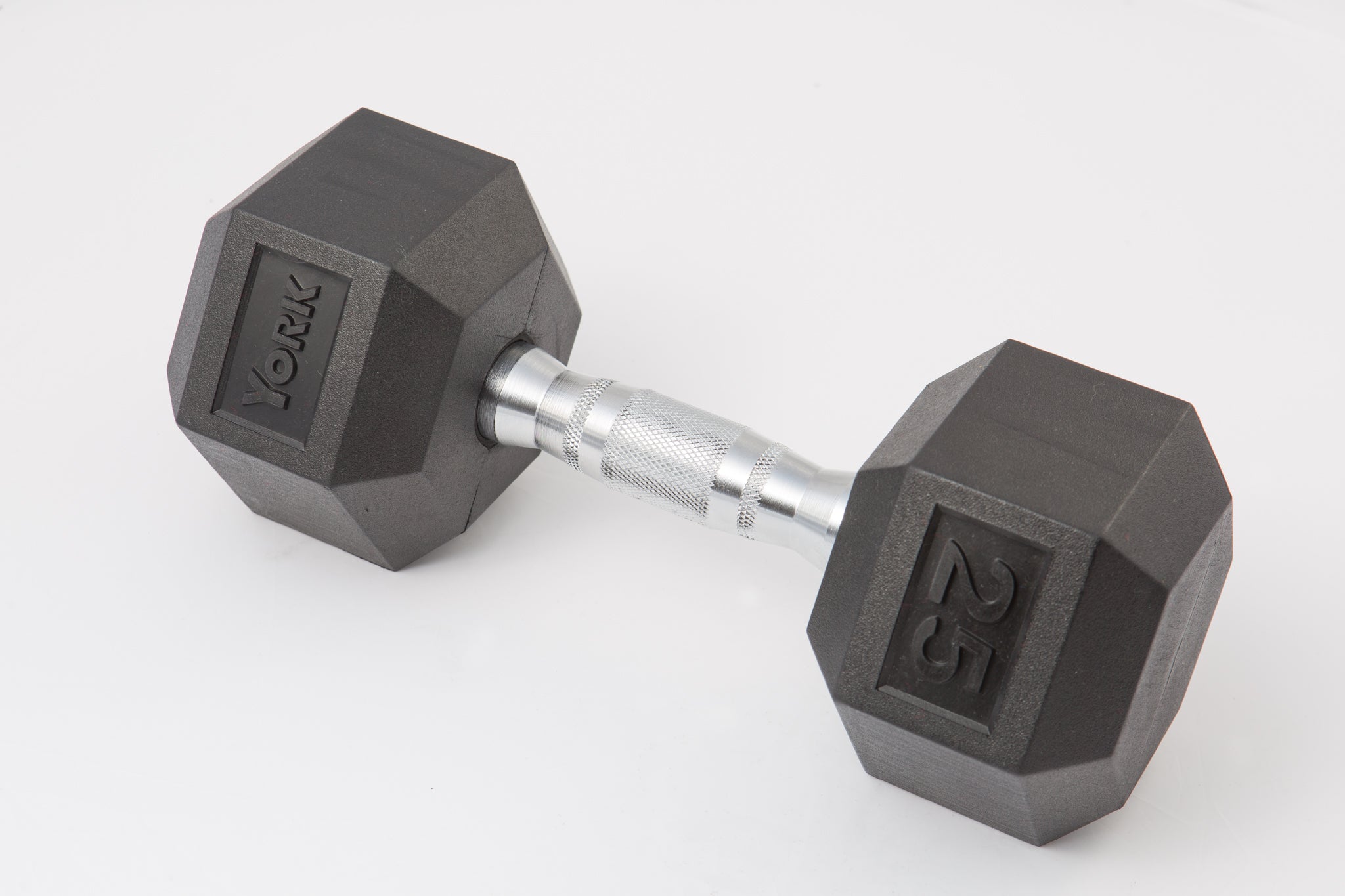 York Barbell, York Rubber Hex Hantel 2.5 lbs - 45 lbs