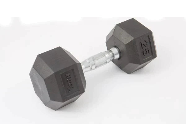 York Barbell, York Rubber Hex Hantel 50 lbs - 80 lbs